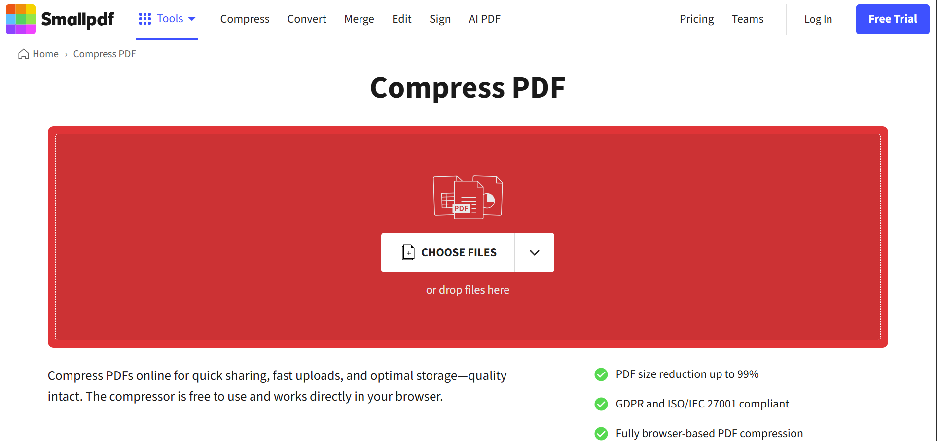 Step 1 Screenshot (Upload PDF)